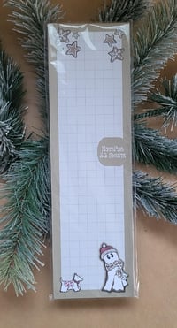 Image 1 of Large NotePad Gingerbread Swoopy