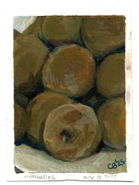 Mirabelles - Gouache Painting