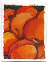 Apricots 3 - Gouache Painting