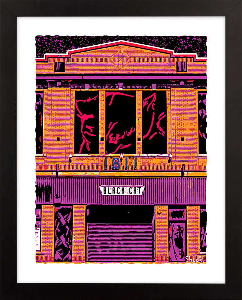 Black Cat DC Art Print (Multi-size options)