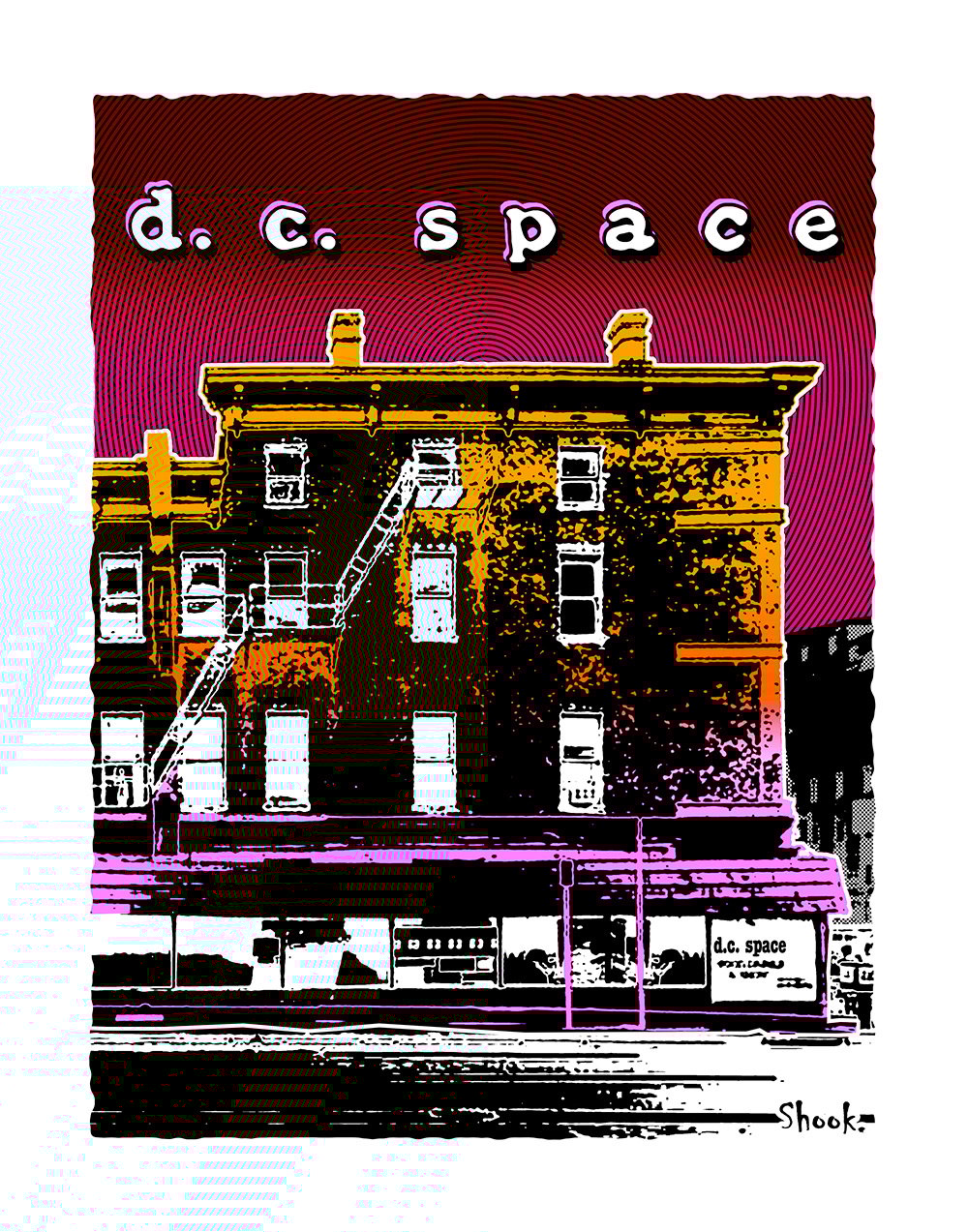 DC Space, Washington DC Art Print (Multi-size options)