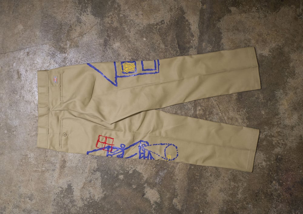 Image of Pantalon dickies 874 LOST & FOUND beige