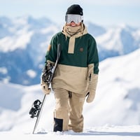 Image 2 of HÄLF Jacket 10K · Beige / Green bottle