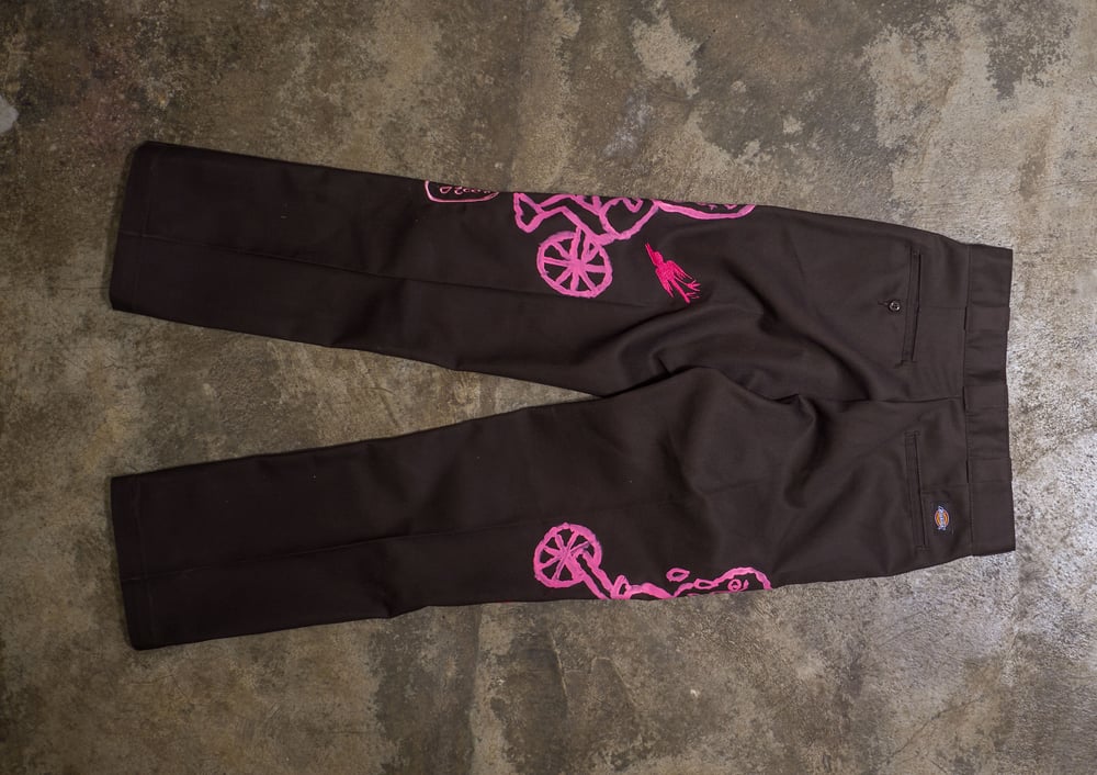 Image of Pantalon Dickies 874 LOST & FOUND marron