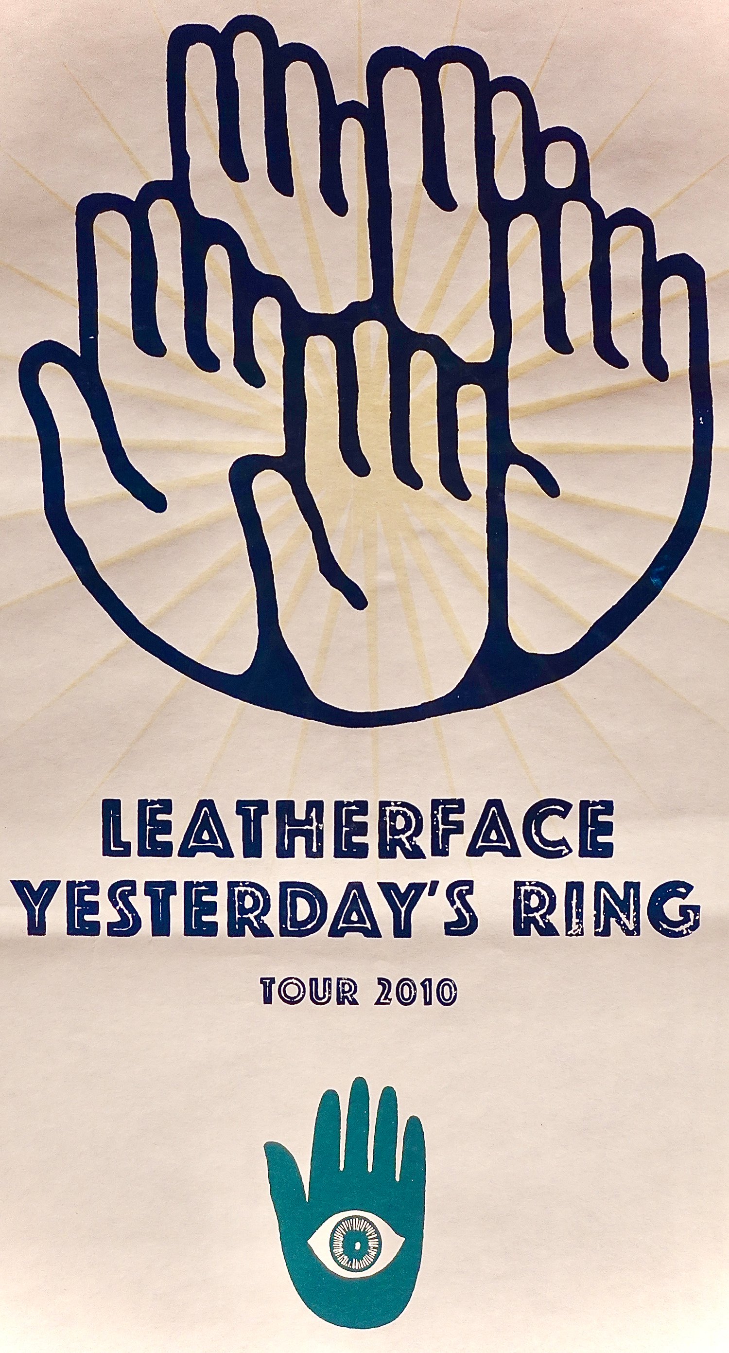 Image of Leatherface x Yesterday's Ring - Tour 2010 (Poster)