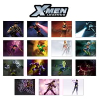 Image 1 of X-Men Legends Sticker/Magnet Sets (16 Pieces)