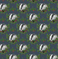 Image 2 of Christmas Badger Gift Wrap