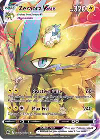 Zeraora VMAX - Crown Zenith: Galarian Gallery - Near Mint