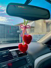 Heart car hangers 🍒
