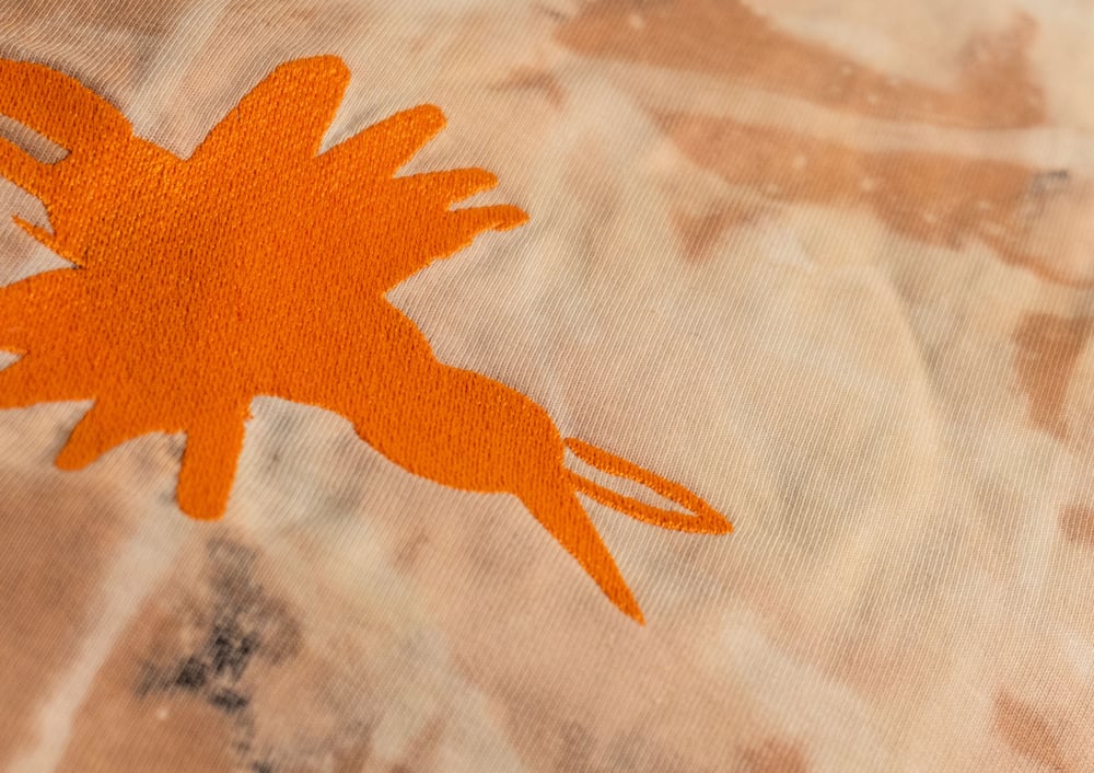 Image of Tee shirt manches longues LOST & FOUND noire et jaune 