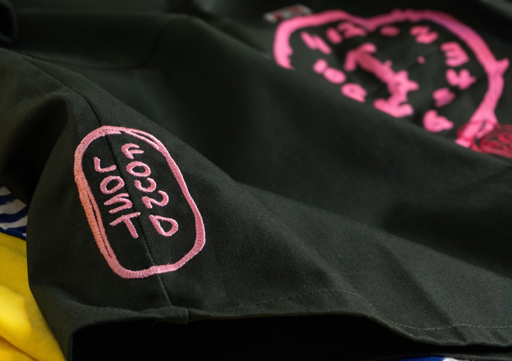 Image of Chemise Ben Davis LOST & FOUND vert forêt