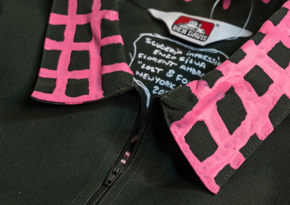 Image of Chemise Ben Davis LOST & FOUND vert forêt