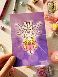 Image 1 of Mega Medicham Full Art Mini Art Print 6 x 4 inch