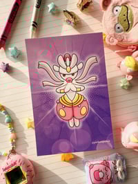 Image 3 of Mega Medicham Full Art Mini Art Print 6 x 4 inch