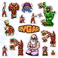 Image 1 of Rygar NES Sticker/Magnet Sets (14 Pieces)