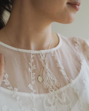 Image of Silver "Hope" necklace