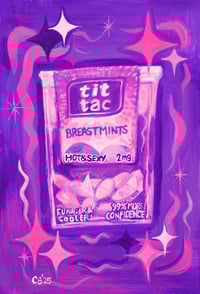 Breastmints! - Gouache Painting