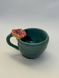 Image 3 of jade hibiscus mug