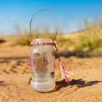 Image 7 of Wildflower Rustic Heart Candle Holder - Large Jar