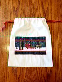 Image 1 of Santa Sleigh Reusable Gift Bag
