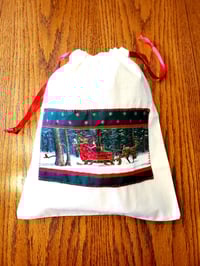 Image 2 of Santa Sleigh Reusable Gift Bag