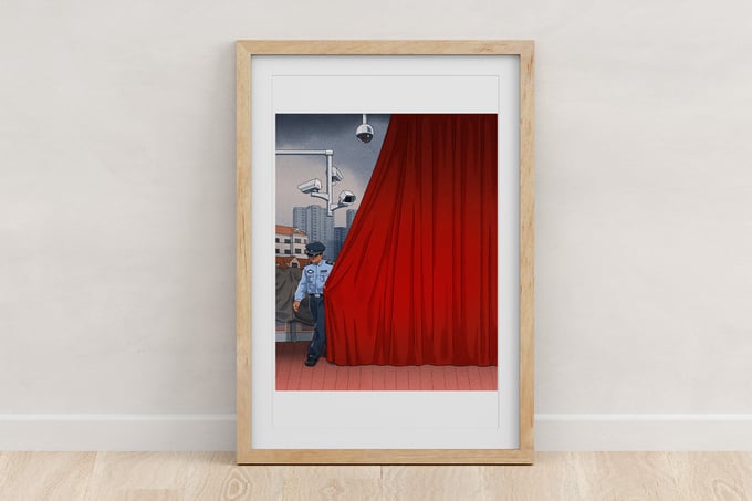 Image of Nothing to See Here print