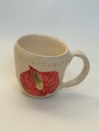 Image 1 of sample anthurium mug