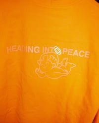 Image 4 of  "Heading Into Peace" Hooded Sweatshirt