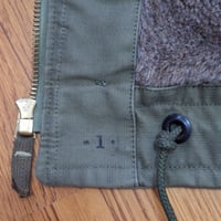 Image 11 of Authentic USN N-1 Deck Jacket w/ ID - Size 48, c. 1940s (#1)