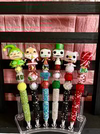Image 1 of 🎄✨ Nightmare Before Christmas Bling Pens – Christmas Edition ✨🎄