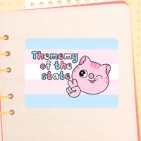 Themeny of the State Sticker