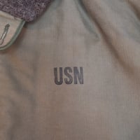 Image 4 of Authentic USN N-1 Deck Jacket - size 48, c. 1940s (#2)