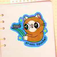 Grass Toucher Sticker