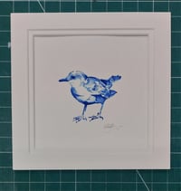 Image 1 of Dipper, original blue ink drawing