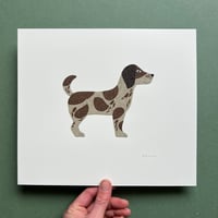 Image 1 of Paper Dog (looking right) - Original Papercut Artwork