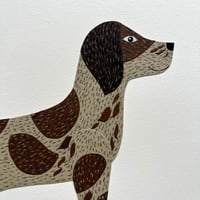 Image 3 of Paper Dog (looking right) - Original Papercut Artwork