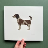 Image 1 of Paper Dog (looking left) - Original Papercut Artwork