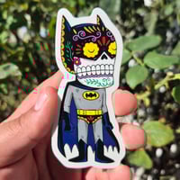 Batman Calavera Clear Vinyl Sticker