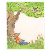 Image 3 of Mouse beneath the tree - Original Artwork