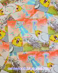 Image 1 of Extraterres-tiel 4 color risograph print