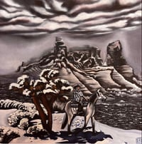 STORM RIDER ORIGINAL OIL PAINTING