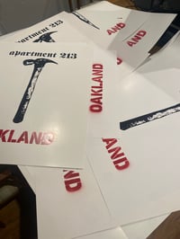APARTMENT 213 - OAKLAND SHOW POSTER