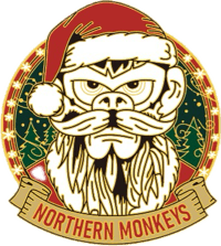 Image 2 of Northern Monkeys Christmas Pin