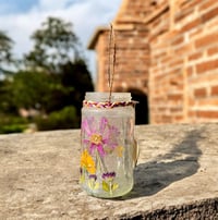 Image 4 of Wildflower Rustic Heart Candle Holder - Small Jar - 202502