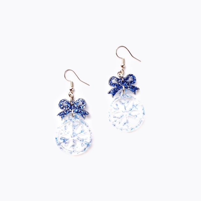 Snowflake Ornament Earrings