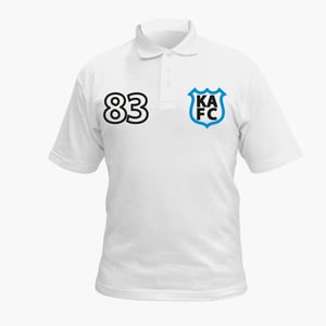 Image of KAFC Polo Shirt - Black font
