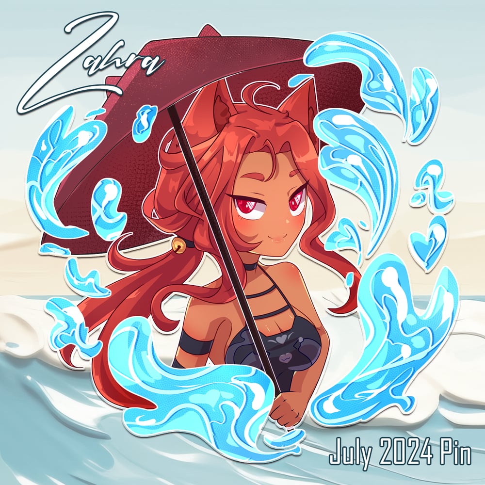 Image of Keke, Zahra, Matt, and Ai 2024 Patreon Acryic Pins