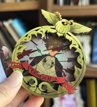 Image 2 of Reborn! | Double Layer Wood Charm