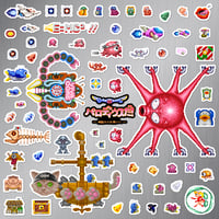 Image 2 of Parodius Da! Shinwa kara Owarai e Arcade Sticker/Magnet Sets (65 Pieces)
