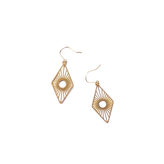 Mecca Brass Earrings 